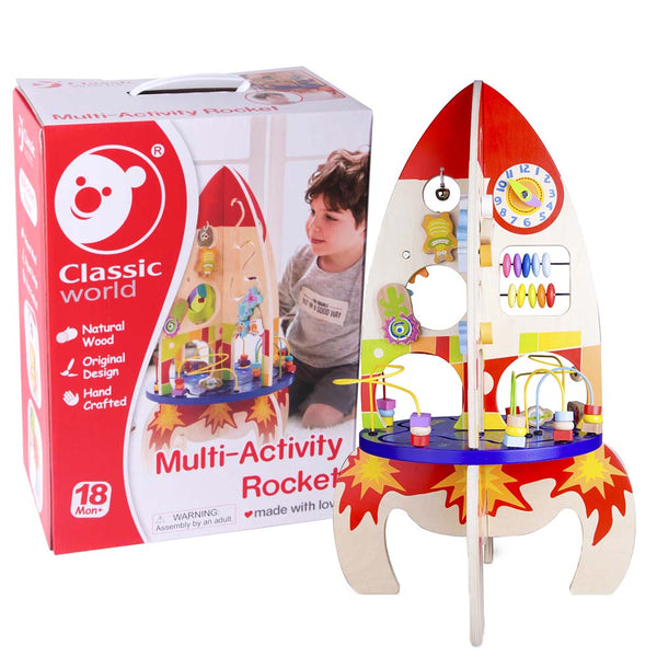 Wood multi hot sale activity rocket