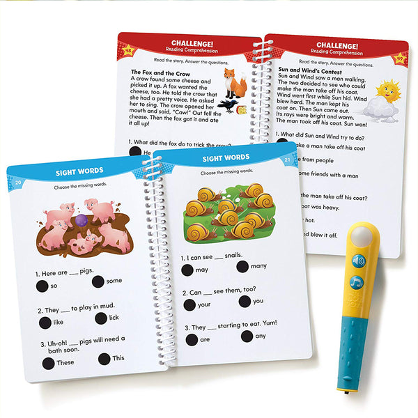 Hot Dots® Jr. Let's Master Grade 1 Math Set with Hot Dots® Pen