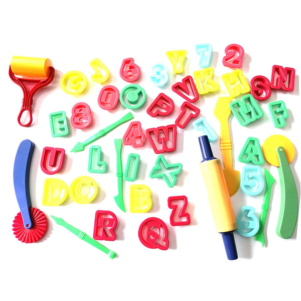 ABC & Numbers Dough Cutter Set