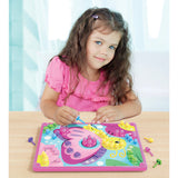 FantaColor Peg Board Set with Activity Cards: Nature