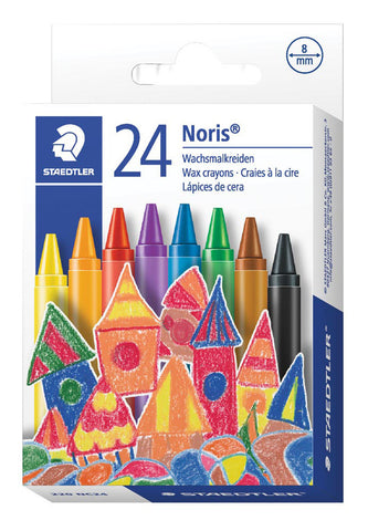 Staedtler Noris Club Wax Crayons 24 Colours