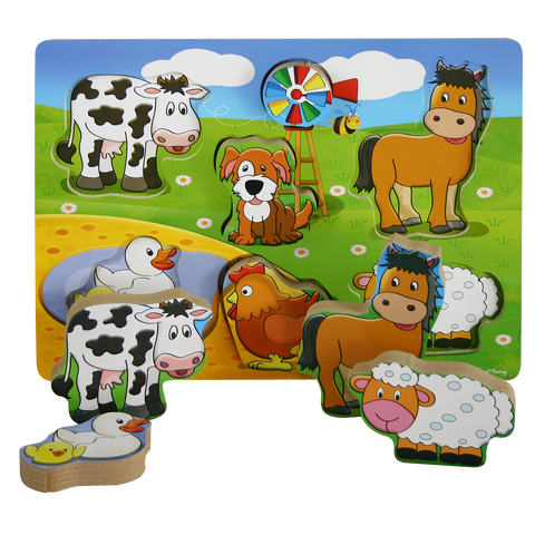 Chunky Puzzle: Farm 7pc