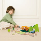 Wooden Train Set: Forest 40pc