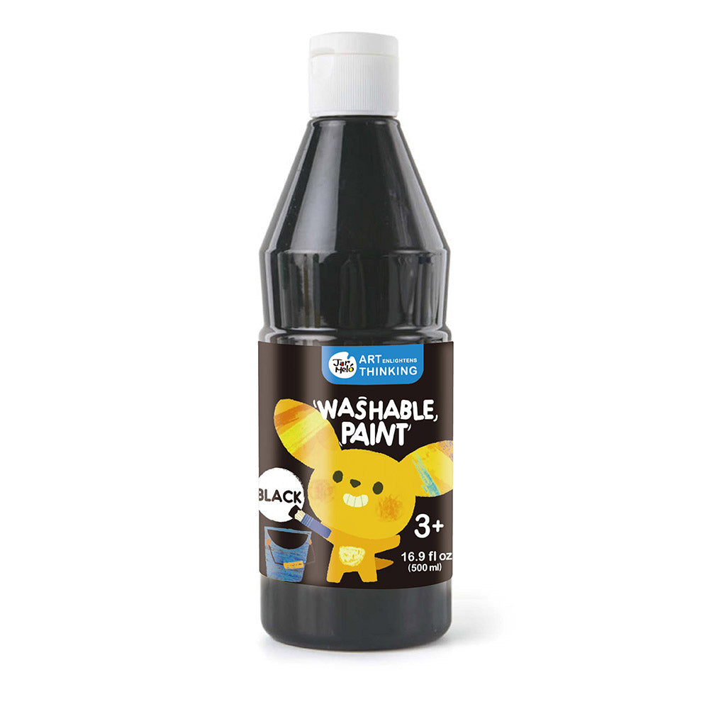 Washable Paint 500ml: Black