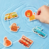 Reusable Jelly Sticker Set: The Busy Animal Town