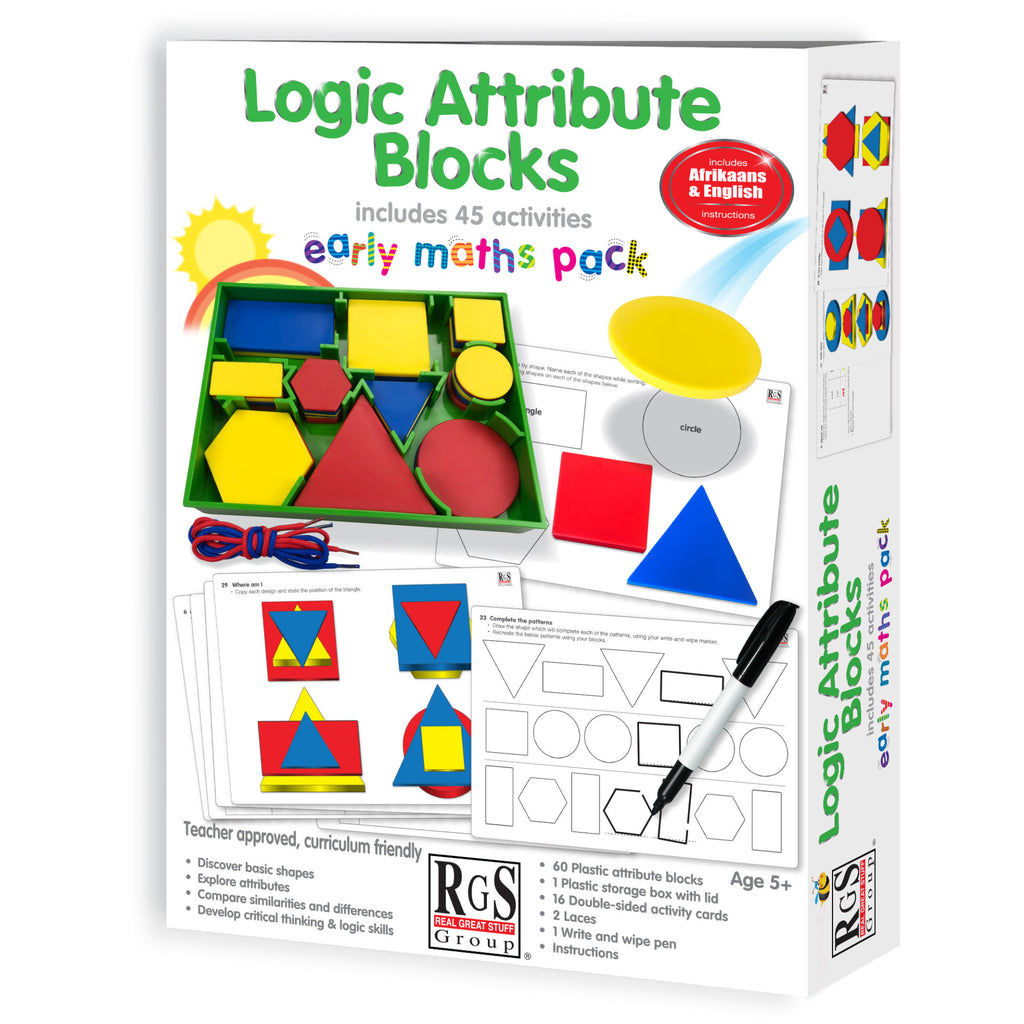 Logic Attribute Blocks: Early Maths Pack