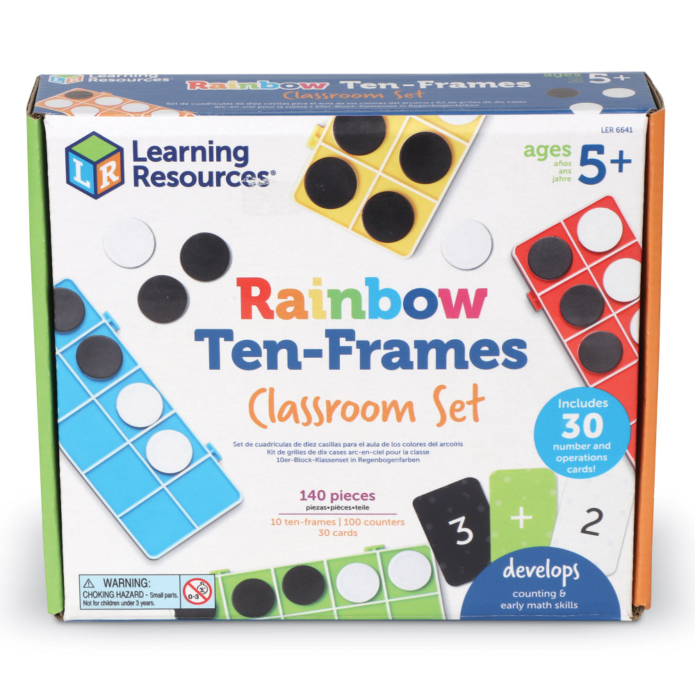 Rainbow Ten-Frames Classroom Set