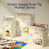 Let's Paint! Water-based Dual Tip Marker: 24 Colours