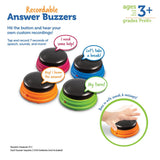 Recordable Answer Buzzers, Set of 4