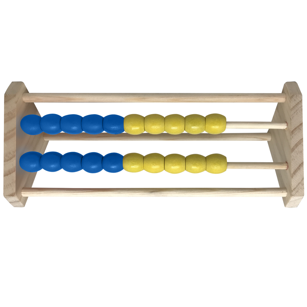 2-Row Abacus Counting Frame