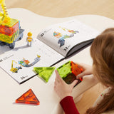 Colourful Magnetic Tiles: Little Engineer 36pc