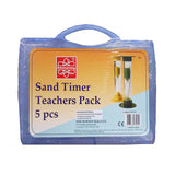 Sand Timer Teacher's Pack 5pc (18cm high)