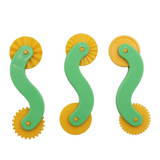 Double-Ended Dough Wheels 3pc