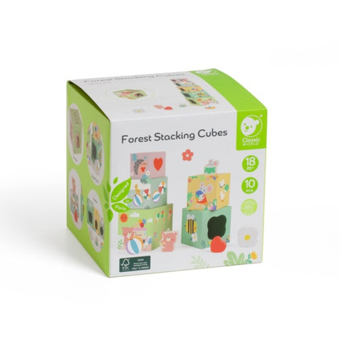 Forest Stacking Cubes 10pc