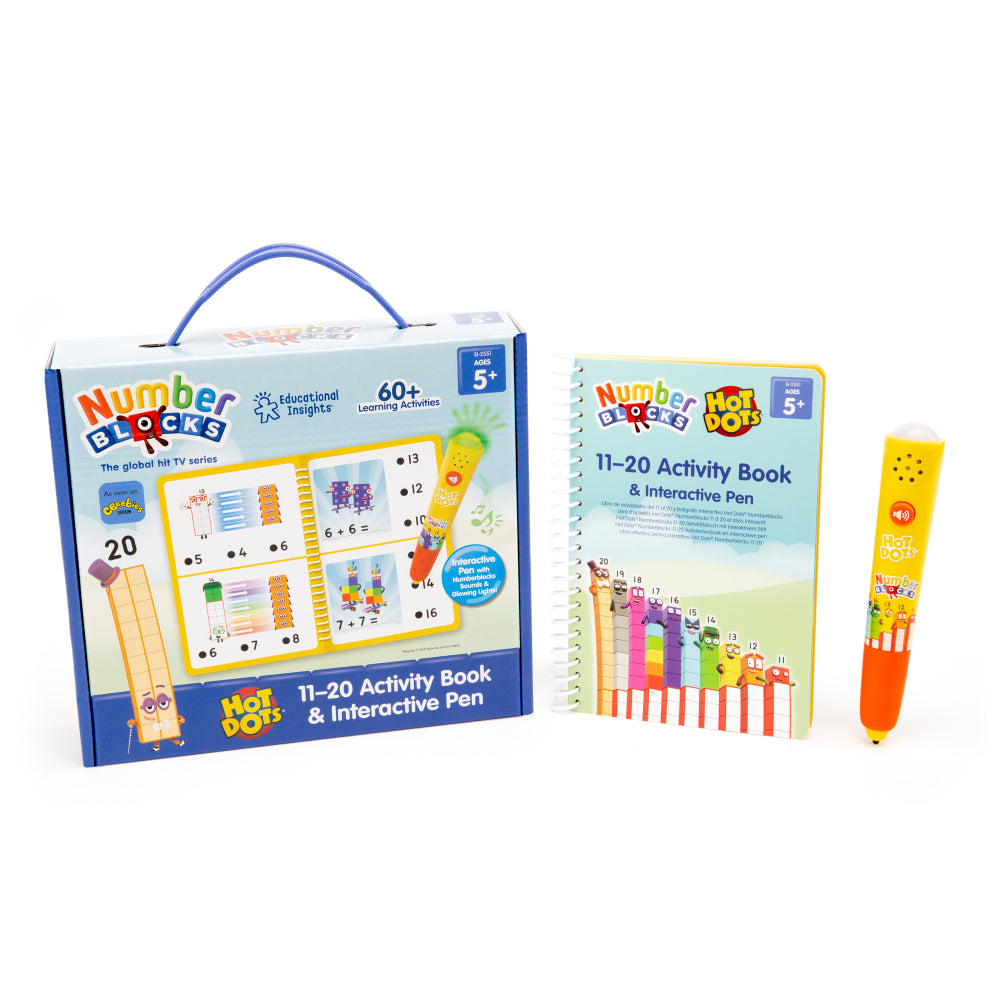 Hot Dots® Numberblocks® 11-20 Activity Book Pen & Pen