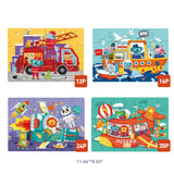 4-in-1  Level Up Puzzles: Transport