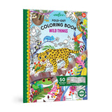 Fold-Out Colouring Book: Wild Things