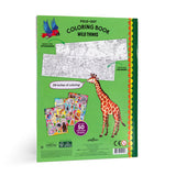 Fold-Out Colouring Book: Wild Things