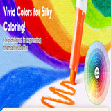 Ultra-Silky Washable Crayons: 12 Colours