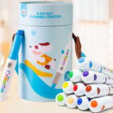 Ultra-Silky Washable Crayons: 12 Colours