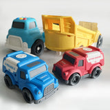 Bioplastic Carrier Truck, Fire Engine & Police Van