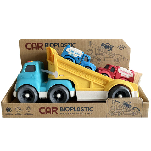 Bioplastic Carrier Truck, Fire Engine & Police Van