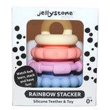 Rainbow Stacker Silicone Sensory Teether