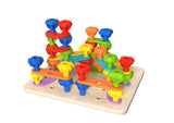 Rainbow Stacking Peg 53pc