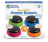 Recordable Answer Buzzers, Set of 4