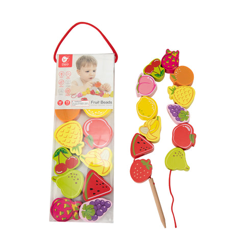 Lacing Beads: Fruit 13pc