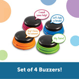 Recordable Answer Buzzers, Set of 4