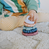 Rainbow Stacker Silicone Sensory Teether