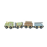 Wooden Train Set 13pc (Pastel)