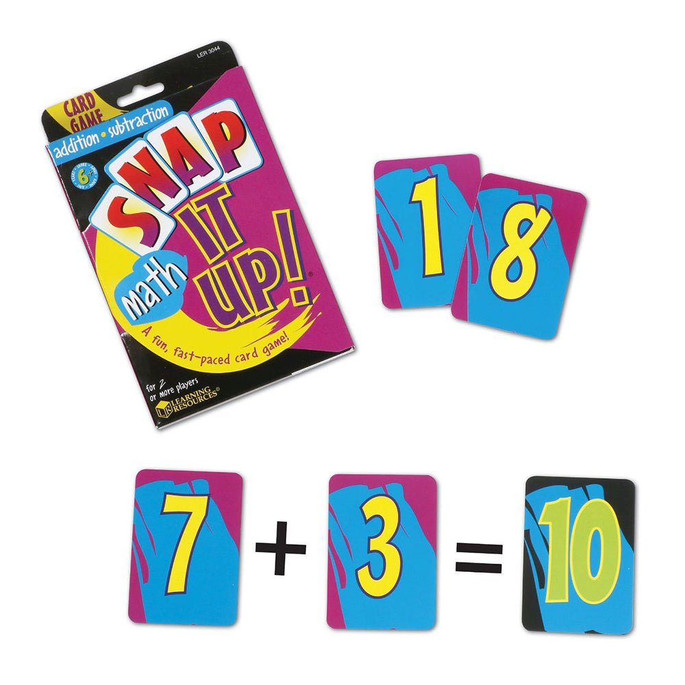 Snap it Up!® Addition & Subtraction Card Game