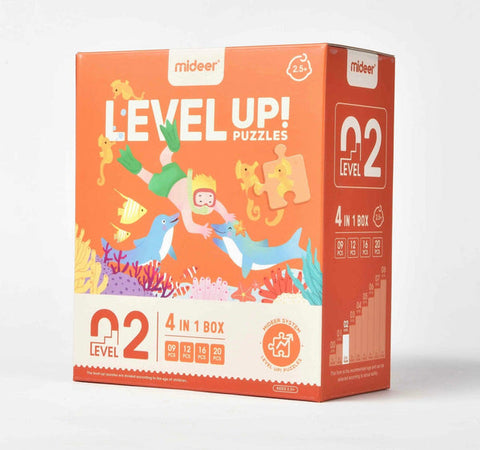 4-In-1 Level Up Puzzles: Level 2 Life Scenes