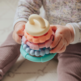 Rainbow Stacker Silicone Sensory Teether