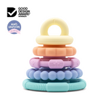 Rainbow Stacker Silicone Sensory Teether