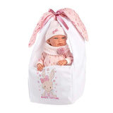 Llorens - Baby Girl Doll With Clothing & Accessories: Nica With Newborn Baby Carrier 40cm