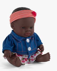 Miniland Baby Doll African - Mildred & Dildred