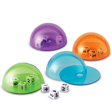 Math Game Dice Domes 24pc