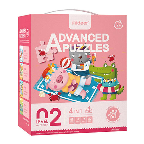 4-In-1 Level Up Puzzles: Level 2 Seasons