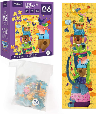 2-In-1 Level Up Puzzles: Level 6 World of Imagination