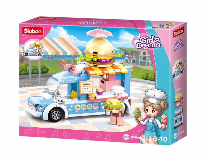 Girls Dream Hamburger Truck 154pc