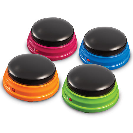 Recordable Answer Buzzers, Set of 4