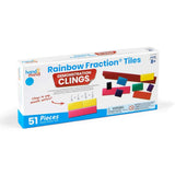 Rainbow Fraction® Tiles Demonstration Clings: 51pc